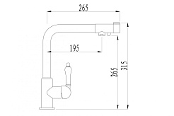 Zorg Смеситель для кухни "Clean Water ZR 320 YF-33" песочный – фотография-2