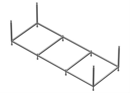 Am.Pm Каркас для ванны SPIRIT 180х80 W72A-180-080W-R2 – фото, картинка, фотография-1