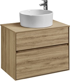 Акватон Мебель для ванной Либерти 75 Mila 40 дуб эльвезия – фотография-2