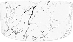 Teymi Раковина накладная Lina D41 T50198 белый мрамор – фотография-4