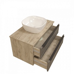 Teymi Раковина накладная в ванную Solli 41 artceramic белая T50203 – фотография-3