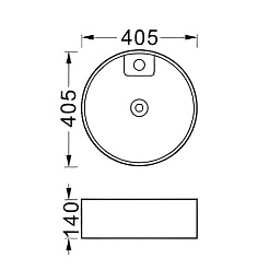 Aquatek Накладная раковина Европа 40 AQ5212-MG матовая серая – фотография-2