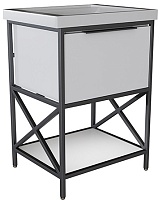 Mixline Тумба под раковину Бруклин 60 белая матовая