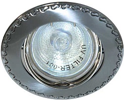 Feron Встраиваемый светильник 125Т-MR16 Chrome Matt-Chrome – фотография-1