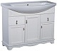 Bas Мебель для ванной Варна 105 белый, глухие дверцы – картинка-8