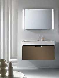 Jacob Delafon Тумба с раковиной Reve 100 коричневая, 1 ящик – фотография-3