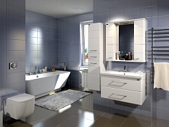 СанТа Зеркальный шкаф Омега 75 – фотография-4