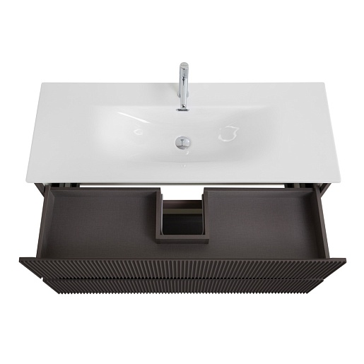 BelBagno Тумба с раковиной Uno 120 подвесная Темно-Серый матовый с раковиной BB-8099-120 – картинка-9