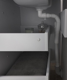 Vigo Мебель для ванной Nova 2-600 белая – фотография-9