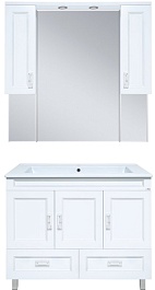 Misty Мебель для ванной Дива 105 белая – фотография-1