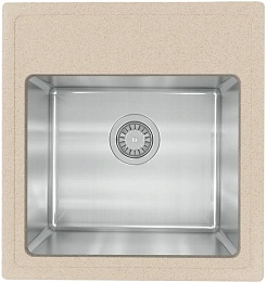 Florentina Мойка кухонная Комби 480 песочная – фотография-1