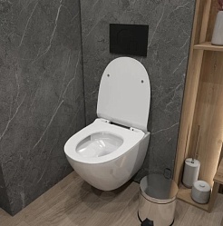 Teymi Унитаз подвесной Lina Pro Vortex Торнадо безободковый T40112 – фотография-4