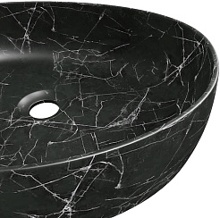 Teymi Раковина накладная Valma 50 T53102 черный мрамор – фотография-4