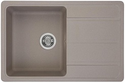 Акватон Кухонная мойка Аманда серый шелк – фотография-1
