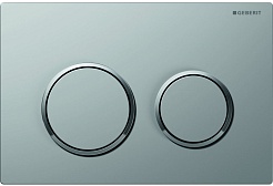 Geberit Кнопка смыва Omega 20 115.085.KN.1 хром матовый/глянцевый – фотография-1