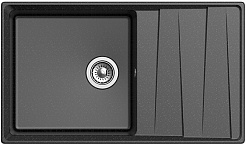 Granfest Мойка кухонная GF-LV-860L черный – фотография-2