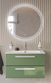 BelBagno Мебель для ванной Eco Cer-N 80 CZR-8095-80 фисташковый софт ручки сатин – фотография-1