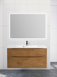 BelBagno Тумба под раковину Marino-H60 100 подвесная Rovere Nature – фотография-9