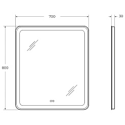 Cezares Зеркало Multicolore 70 – фотография-9