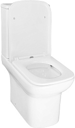 Azario Унитаз-компакт Alba AZ-8323 безободковый с бачком с сиденьем микролифт белый – фотография-8