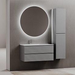 Sancos Тумба под раковину Folk 100 L ergraut soft – фотография-3