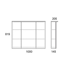 Owl 1975 Зеркало-шкаф для ванной Malaren 100 – фотография-2