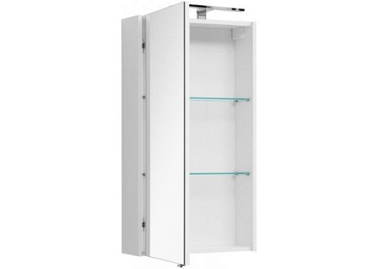 Aquanet Зеркало-шкаф Августа 50 белый – фотография-2