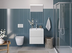 BelBagno Тумба под раковину Uno 70 подвесная Bianco Opaco – фотография-14