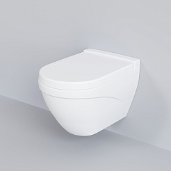 Ambassador Сиденье для унитаза Nord белое матовое – фотография-3