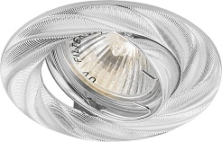 Feron Светильник встраиваемый DL6027 потолочный MR16 G5.3 хром – фотография-1