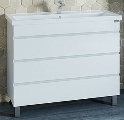 СанТа Тумба для умывальника Марс 100 напольная – фотография-1