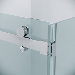 Grossman Боковая стенка Classic 80x195 профиль хром стекло прозрачное – фотография-3