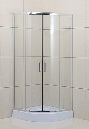BelBagno Душевой уголок Uno 100/100 UNO-195-R-2-100-C-Cr стекло прозрачное – фотография-1