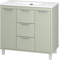 Brevita Тумба с раковиной Risacca Pistachio 90 фисташковый – фотография-2