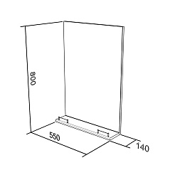 Bas Мебель для ванной Альта 55 Делла Классик – фотография-2