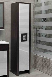  Пенал для ванной "Quadro 40" венге – фотография-1