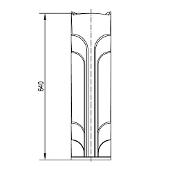 Керамин Пьедестал для раковины Крокус – фотография-2