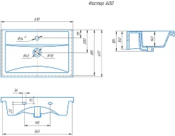 Grossman Мебель для ванной Нео 60 2 ящика белая – фотография-14