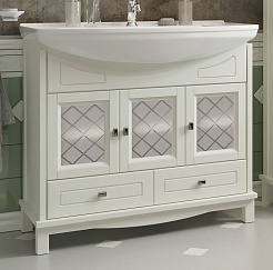 Opadiris Тумба под раковину Омега 85 cлоновая кость – фотография-1