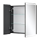 Equil Зеркальный шкаф Eltoro 80 чёрный софт – картинка-12