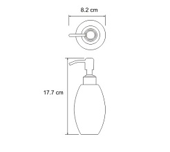 WasserKRAFT Дозатор для жидкого мыла "Ruwer K-6799" – фотография-4
