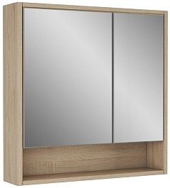 Owl 1975 Зеркальный шкаф Eland 75 дуб сонома – фотография-1