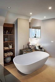 Marmo Bagno Ванна из литьевого мрамора Палермо 168х80 – фотография-3