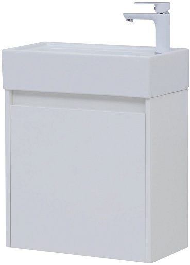 Aquanet Мебель для ванной Nova Lite 50 подвесная белая глянцевая – картинка-7