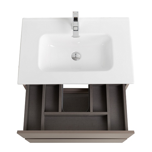 BelBagno Тумба с раковиной Kraft 75 подвесная Бежевый матовый – картинка-9