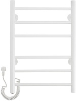 Domoterm Полотенцесушитель электрический Аврора DMT 109-6 40x60 БЕЛ EK L белый