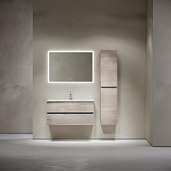 Sancos Тумба с раковиной Urban 100 дуб галифакс натуральный раковина Element 101 CN7003 – фотография-5