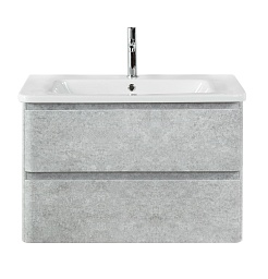 BelBagno Тумба под раковину Albano-Cer 80 подвесная Cemento Verona Grigio – фотография-2