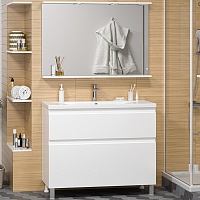 Misty Мебель для ванной Лаки 100 белая