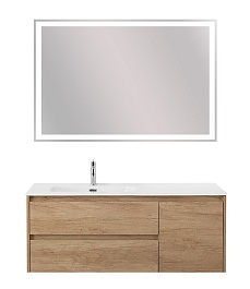 BelBagno Мебель для ванной Kraft 120 L подвесная Rovere Nebrasca Nature – фотография-1